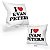 Almofada I Love Evan Peters Eu Amo - Imagem 2