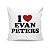 Almofada I Love Evan Peters Eu Amo - Imagem 1