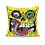 Almofada Halloween Monstro Assustador Amarelo - Imagem 1