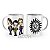 Caneca do Supernatural Cartoon - Imagem 1