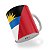 Caneca Bandeira de Antigua e Barbuda País - Imagem 4