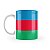 Caneca Bandeira do Azerbaijão País - Imagem 2