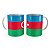 Caneca Bandeira do Azerbaijão País - Imagem 1