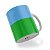 Caneca Bandeira de Djibouti País - Imagem 4
