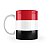 Caneca Bandeira do Egito País - Imagem 2