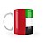 Caneca Bandeira dos Emirados Árabes Unidos País - Imagem 2