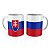 Caneca Bandeira da Eslováquia País - Imagem 1