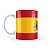 Caneca Bandeira da Espanha País - Imagem 2