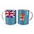 Caneca Bandeira de Fiji País - Imagem 1