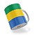 Caneca Bandeira do Gabão País - Imagem 4