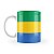 Caneca Bandeira do Gabão País - Imagem 2