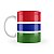 Caneca Bandeira da Gâmbia País - Imagem 2