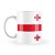 Caneca Bandeira da Geórgia País - Imagem 2