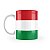 Caneca Bandeira da Hungria País - Imagem 2