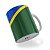 Caneca Bandeira das Ilhas Salomão País - Imagem 4