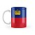 Caneca Bandeira de Liechtenstein País - Imagem 2