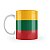 Caneca Bandeira da Lituânia País - Imagem 2