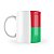 Caneca Bandeira de Madagascar País - Imagem 2