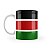 Caneca Bandeira da Quênia País - Imagem 2