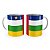 Caneca Bandeira da República Centro-Africana País - Imagem 1