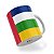 Caneca Bandeira da República Centro-Africana País - Imagem 4
