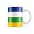 Caneca Bandeira da República Centro-Africana País - Imagem 3