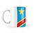 Caneca Bandeira da República Democrática do Congo País - Imagem 2