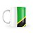 Caneca Bandeira da Tanzânia País - Imagem 2