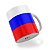 Caneca Bandeira da Rússia País - Imagem 4