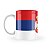 Caneca Bandeira da Sérvia País - Imagem 2