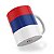 Caneca Bandeira da Sérvia País - Imagem 4