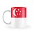 Caneca Bandeira de Singapura País - Imagem 2