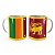 Caneca Bandeira do Sri Lanka País - Imagem 1