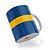 Caneca Bandeira da Suécia País - Imagem 4
