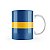 Caneca Bandeira da Suécia País - Imagem 3
