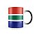 Caneca Mágica Bandeira África do Sul País - Imagem 3