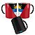 Caneca Mágica Bandeira Antigua e Barbuda País - Imagem 1
