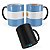 Caneca Mágica Bandeira Argentina País - Imagem 1