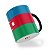 Caneca Mágica Bandeira Azerbaijão País - Imagem 4