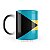 Caneca Mágica Bandeira Bahamas País - Imagem 2