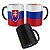 Caneca Mágica Bandeira Eslováquia País - Imagem 1