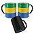 Caneca Mágica Bandeira Gabão País - Imagem 1