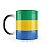 Caneca Mágica Bandeira Gabão País - Imagem 2