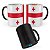Caneca Mágica Bandeira Geórgia País - Imagem 1