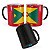 Caneca Mágica Bandeira Granada País - Imagem 1