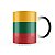 Caneca Mágica Bandeira Lituânia País - Imagem 3