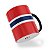 Caneca Mágica Bandeira Noruega País - Imagem 4