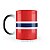 Caneca Mágica Bandeira Noruega País - Imagem 2