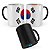 Caneca Mágica Bandeira Coreia do Sul País - Imagem 1
