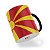 Caneca Mágica Bandeira Macedônia País - Imagem 4
